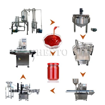 Jalur produksi saus tomat